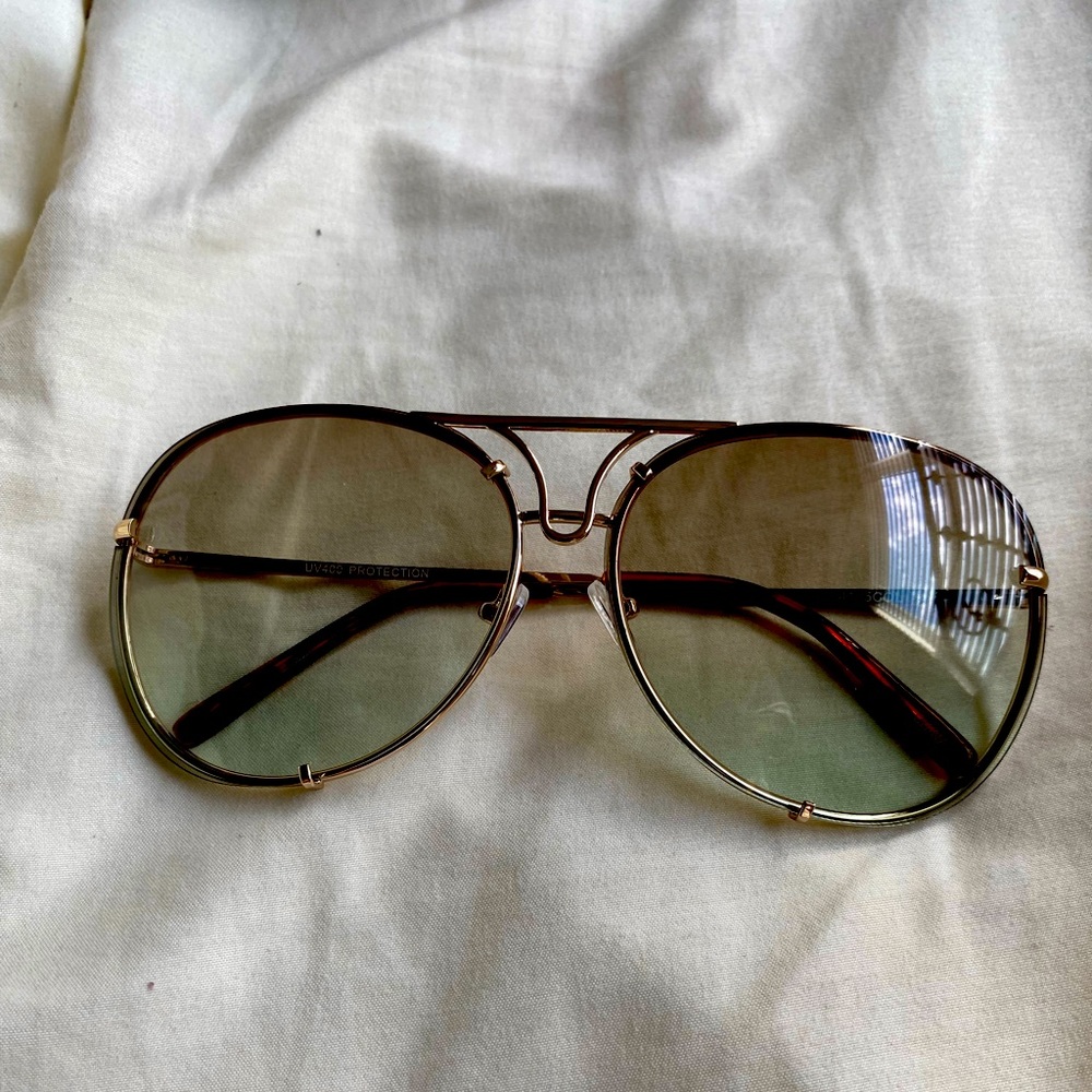 Oversized Aviator Sunglasses